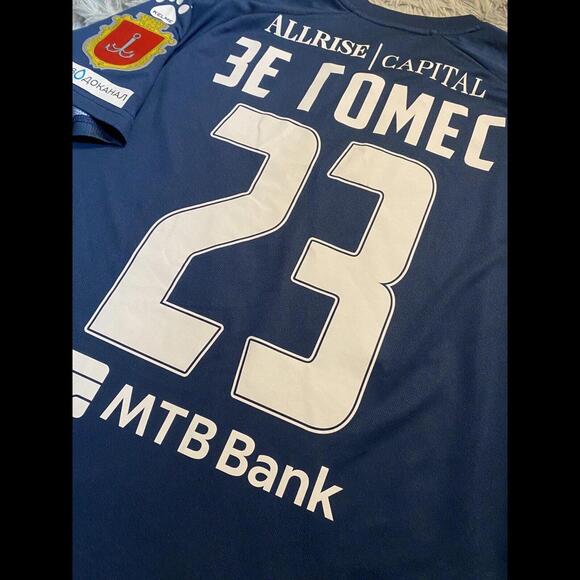 CHORNOMORETS 2023/24 Match ISSUE WORN JERSEY ZE GOMES #23 Ukraine Premier League - Picture 7 of 7